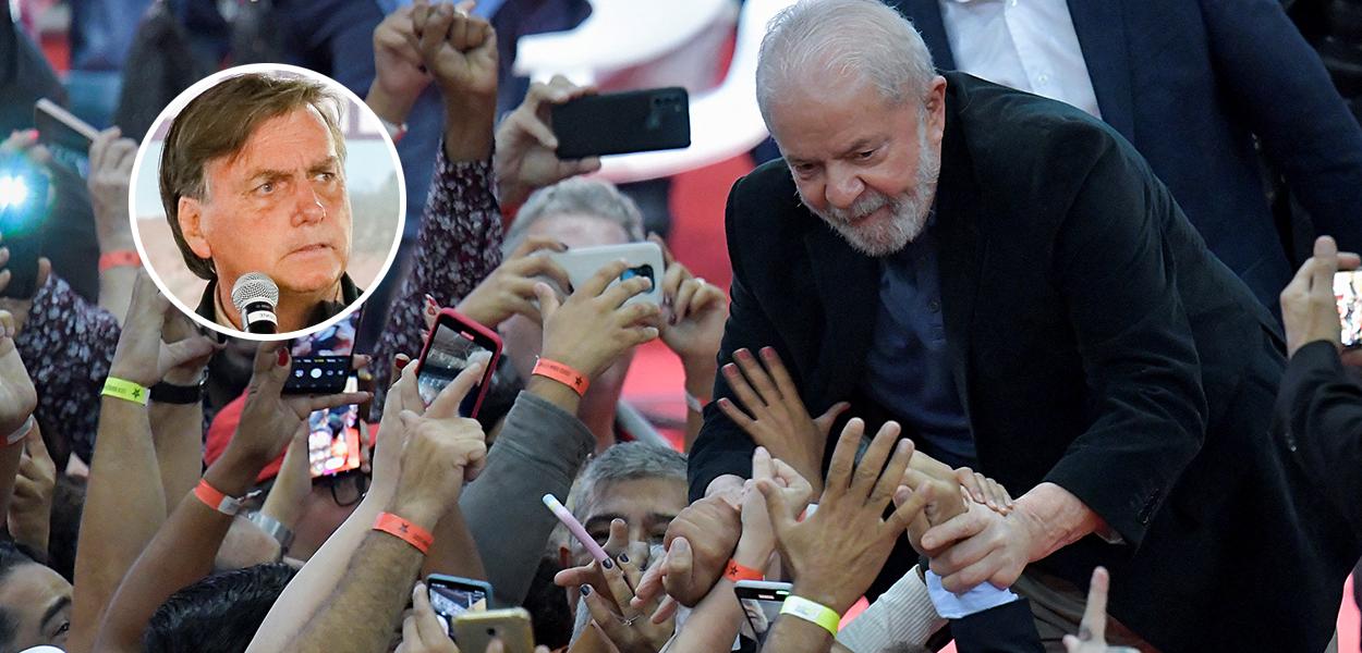 Bolsonaro, em chamas, empurra Lula